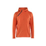 Hoodie Half zip - Orange/Rust - 4XL