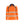 UV-Protected Long-Sleeved Polo Shirt Hi-Vis - Orange/Navy blue - 4XL