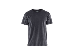 T-shirt Multipack - Black melange - 4XL