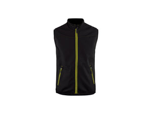 Softshell Vest - Black/Hi-vis yellow - 4XL