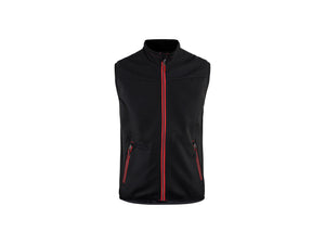 Softshell Vest - Black/Red - 4XL