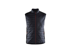 Vest warm-lined - Black/Red - 4XL