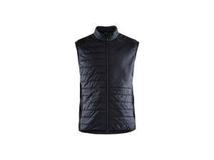 Vest warm-lined - Black/Dark grey - 4XL
