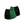 Children's Standard Cotton Sox Savers - Black and Emerald Green