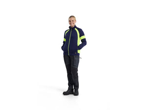 Blaklader Women's Sweatshirt with Hi-vis Full Zip