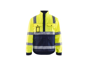 Hi-Vis Jacket - Hi-vis yellow/navy blue - 4XL