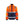 Hi-Vis Jacket - Orange/Navy blue - 4XL