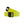 Belt with stretch non metal - Hi-vis yellow - LXL
