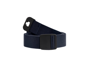Belt with stretch non metal - Dark navy blue - LXL