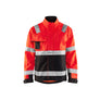 Hi-Vis jacket - Red hi-vis/black - 4XL
