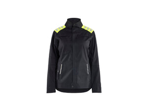 Women's Inherent Jacket - Black/Hi-vis yellow - L