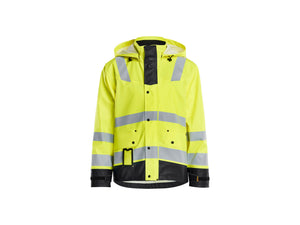 Rain jacket Hi-Vis Level 2 - Hi-vis yellow/Black - 4XL