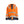 Rain jacket Hi-Vis Level 2 - Orange/Navy blue - 4XL