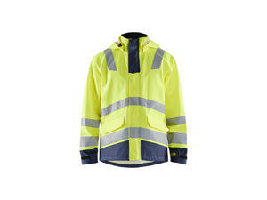 Multinorm raincoat Level 2 - Hi-vis yellow/navy blue - 4XL