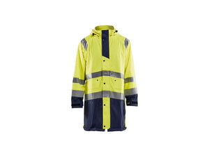 Rain Jacket Hi-Vis LEVEL 1 - Hi-vis yellow/navy blue - 4XL