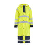 Raincoat Hi-Vis LEVEL 1 - Hi-vis yellow/navy blue - 4XL
