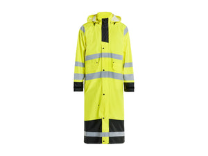 Raincoat Hi-Vis LEVEL 1 - Hi-vis yellow/Black - 4XL