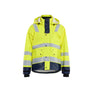 Rain jacket Hi-Vis Level 3 - Hi-vis yellow/navy blue - 4XL