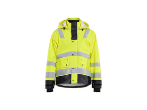Rain jacket Hi-Vis Level 3 - Hi-vis yellow/Black - 4XL