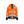 Rain jacket Hi-Vis Level 3 - Orange/Navy blue - 4XL