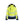 Women's Hi-vis Lightweight lined Winter Softshell Jacket - Hi-vis yellow/navy blue - L