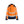 Women's Hi-vis Lightweight lined Winter Softshell Jacket - Orange/Navy blue - L
