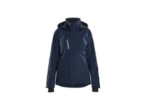 Women's Shell Jacket Stretch - Dark navy/Black - L