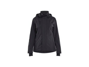 Women's Shell Jacket Stretch - Black/Black - L