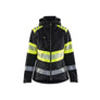 Women’s Hi-Vis Softshell Jacket - Black/Hi-vis yellow - L