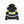 Women’s Hi-Vis Lightweight Lined Winter Softshell Jacket - Black/Hi-vis yellow - L