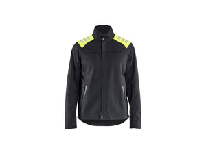 Inherent Jacket - Black/Hi-vis yellow - 4XL