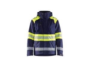 Hi-Vis Shell Jacket - Navy blue/Hi-vis yellow - 4XL