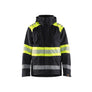 Hi-Vis Shell Jacket - Black/Hi-vis yellow - 4XL