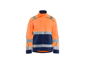 Hi-vis Jacket - Orange/Navy blue - 4XL