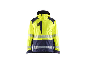 Hi-Vis Shell Jacket - Hi-vis yellow/navy blue - 4XL