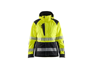 Women’s Hi-Vis Shell Jacket - Hi-vis yellow/Black - L