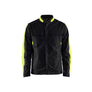 Industry jacket stretch - Black/Hi-vis yellow - 4XL