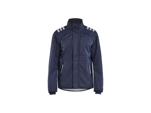 Flame Resistant Softshell Jacket - Navy blue - 4XL