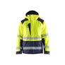Hi-Vis Winter Jacket - Hi-vis yellow/navy blue - 4XL
