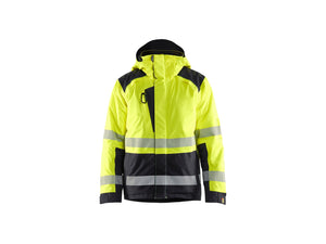 Hi-Vis Winter Jacket - Hi-vis yellow/Black - 4XL