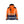 Hi-Vis Winter Jacket - Orange/Navy blue - 4XL