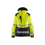 Women’s Hi-Vis Winter Jacket - Hi-vis yellow/Black - L