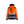 Women’s Hi-Vis Winter Jacket - Orange/Navy blue - L