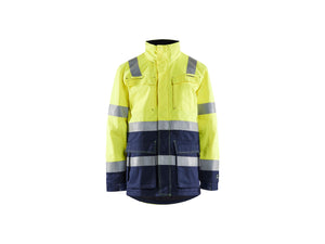 Multinorm Winter Parka - Hi-vis yellow/navy blue - 4XL