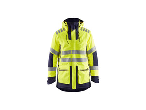 Hi-Vis Parka Evolution - Hi-vis yellow/navy blue - M