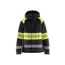 Women’s Hi-Vis Winter Jacket - Black/Hi-vis yellow - L