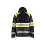 Hi-Vis Winter Jacket - Black/Hi-vis yellow - 4XL