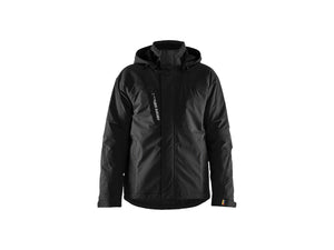 Lightweight lined Winter Jacket Stretch - Black/Black - 4XL