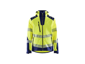 Hi-Vis Softshell jacket - Hi-vis yellow/navy blue - 4XL