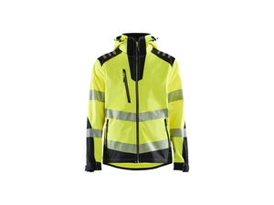 Hi-Vis Softshell jacket - Hi-vis yellow/Black - 4XL